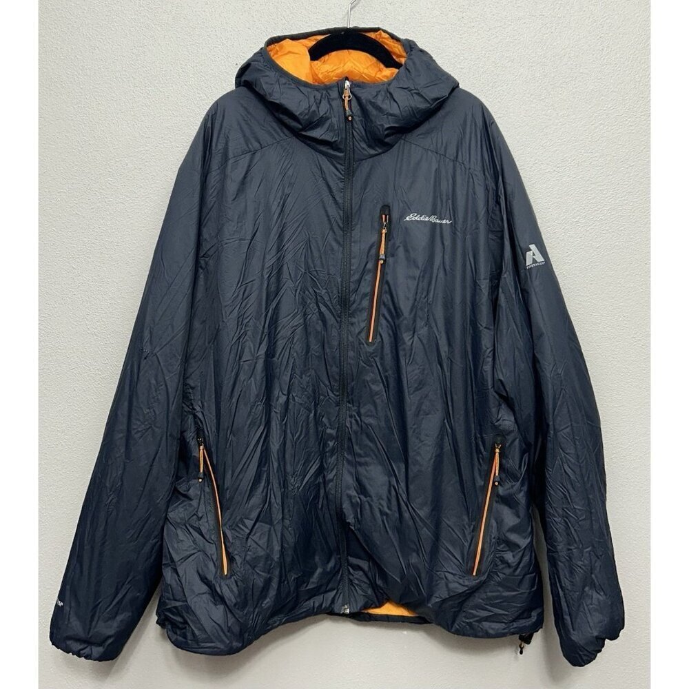 Eddie Bauer Jacket Mens 2XL Gray First Ascent EverTherm Down Puffer Gorpcore